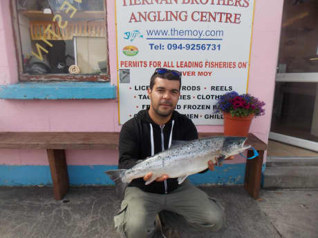 Freddy with a fish